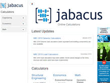 Tablet Screenshot of jabacus.com